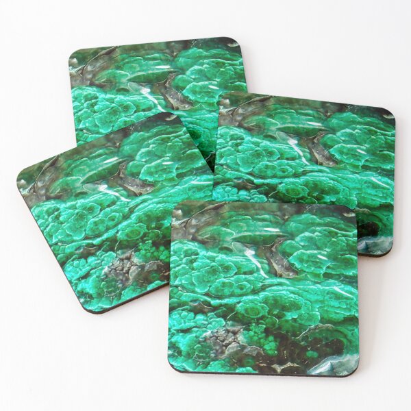 Item preview, Malachite Stone  – Green Crystal Pattern designed and sold by aadventures.