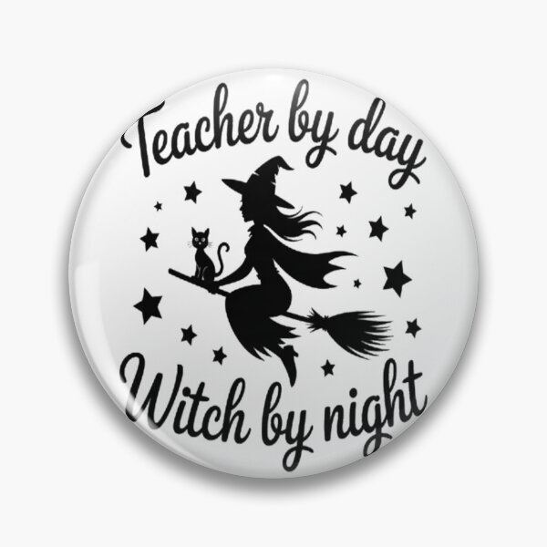 Item preview, Teacher By Day Witch By Night Halloween Teachers (1)_1 designed and sold by CottonCandyPrin.