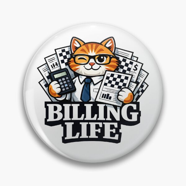 Item preview, Billing Life – Funny Cat Medical Biller Coding Billing Specialist Design designed and sold by ClinicalHubs.