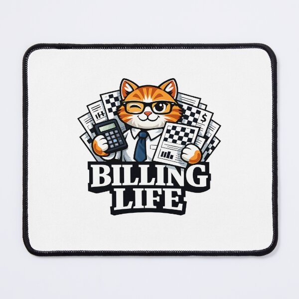 Item preview, Billing Life – Funny Cat Medical Biller Coding Billing Specialist Design designed and sold by ClinicalHubs.