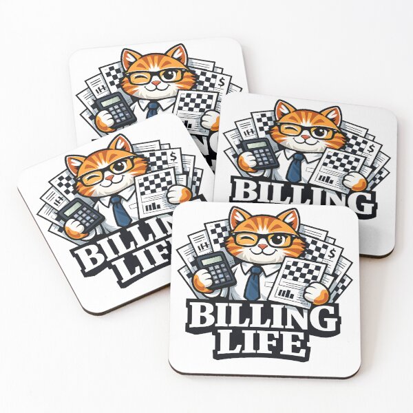 Item preview, Billing Life – Funny Cat Medical Biller Coding Billing Specialist Design designed and sold by ClinicalHubs.