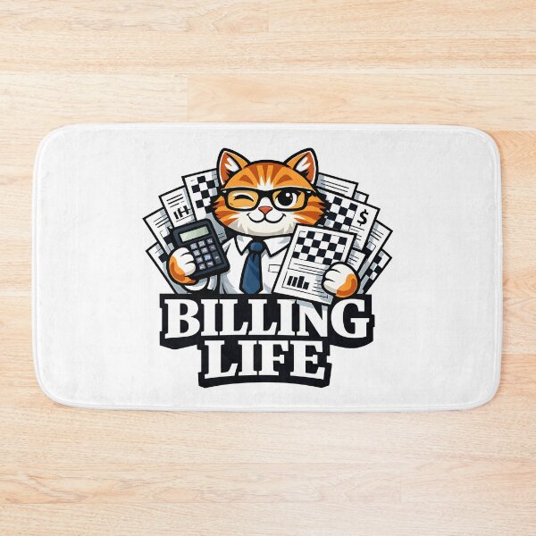 Item preview, Billing Life – Funny Cat Medical Biller Coding Billing Specialist Design designed and sold by ClinicalHubs.