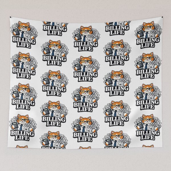 Item preview, Billing Life – Funny Cat Medical Biller Coding Billing Specialist Design designed and sold by ClinicalHubs.
