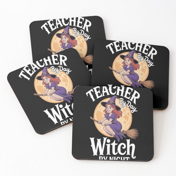 Item preview, Teacher By Day Witch By Night Lazy Halloween _1 designed and sold by CottonCandyPrin.