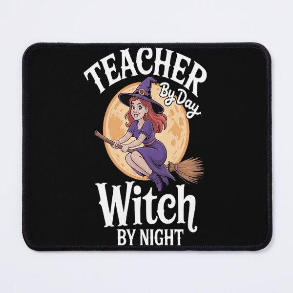 Item preview, Teacher By Day Witch By Night Lazy Halloween _1 designed and sold by CottonCandyPrin.