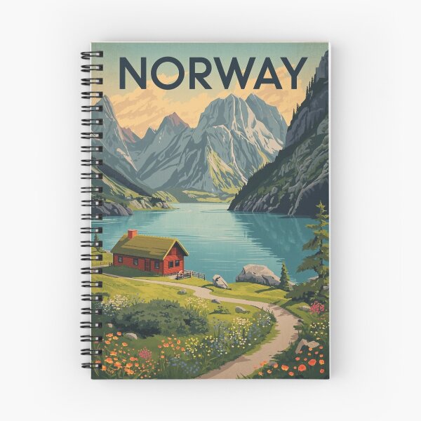 Item preview, Norway Fjord Landscape  designed and sold by PamLeeDesign.