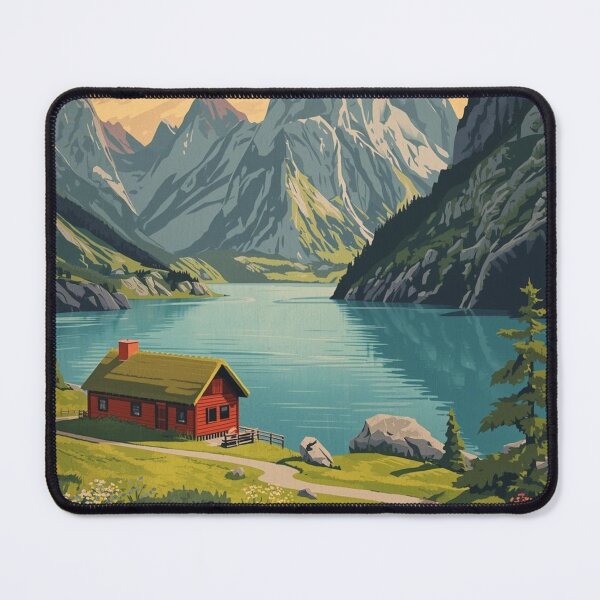 Item preview, Norway Fjord Landscape designed and sold by PamLeeDesign.