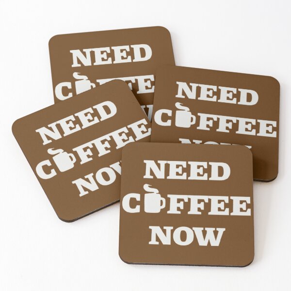 Item preview, Need Coffee Now – Coffee Lover Quote designed and sold by destelloacido.