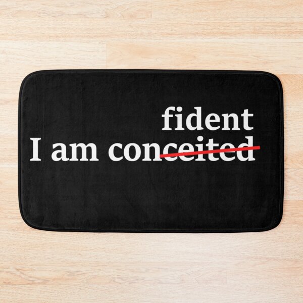 Item preview, I Am Confident Not Conceited Funny Sarcastic Confidence Quote Shirt designed and sold by KrystinaGiGi.