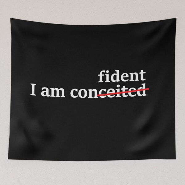 Item preview, I Am Confident Not Conceited Funny Sarcastic Confidence Quote Shirt designed and sold by KrystinaGiGi.