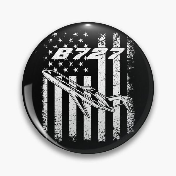 Item preview, B727 American Flag Aviation Vintage designed and sold by Emberglowo.