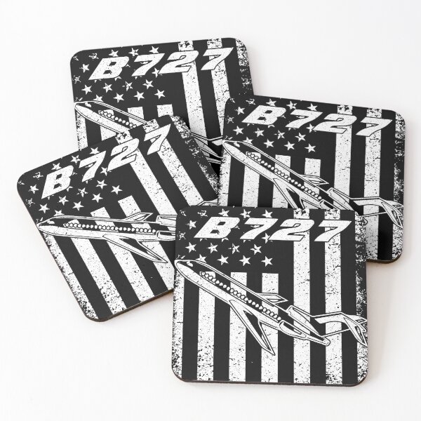 Item preview, B727 American Flag Aviation Vintage designed and sold by Emberglowo.