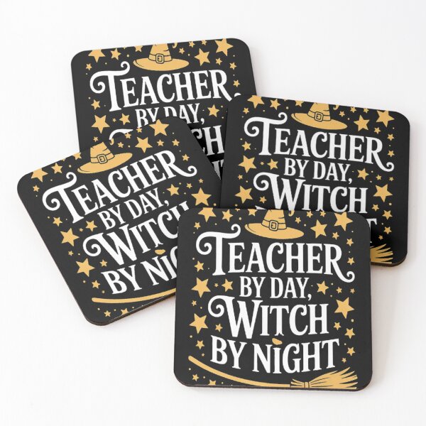 Item preview, Teacher By Day Witch By Night Spooky Educators Halloween designed and sold by CottonCandyPrin.
