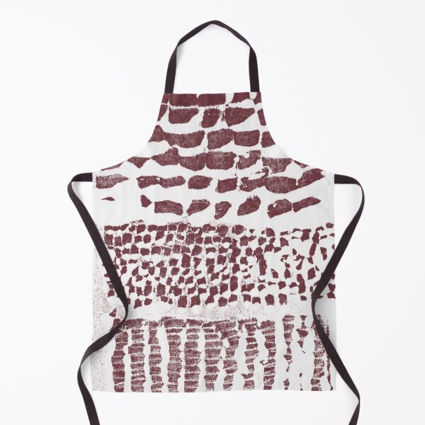 Item preview, Three Grains Textured Monoprint - Snow + Wine designed and sold by Irene Estelle.