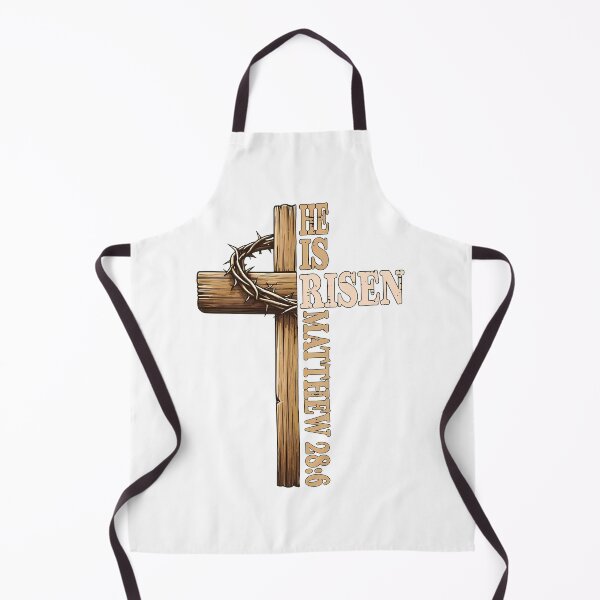 Item preview, He Is Risen Cross Crown of Thorns Matt 28:6 designed and sold by OlyvieArt.