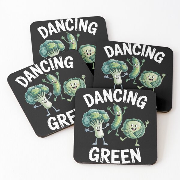 Item preview, Dancing Green I Vegan Vegans Vegetarian Vegetables designed and sold by TrinaEspinoza.