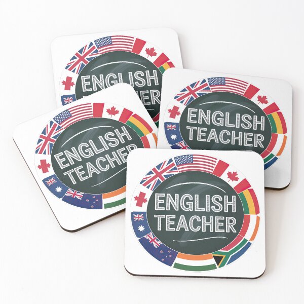 Item preview, English Teacher Speaking Countries World Flag designed and sold by graphic-genie.