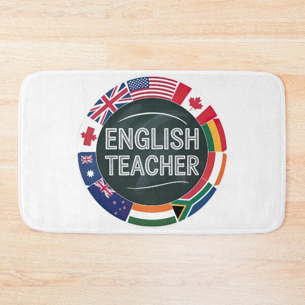 Item preview, English Teacher Speaking Countries World Flag designed and sold by graphic-genie.