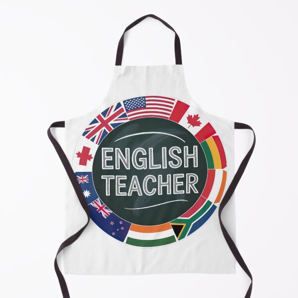 Item preview, English Teacher Speaking Countries World Flag designed and sold by graphic-genie.