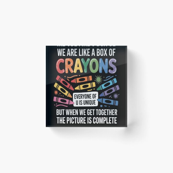 Item preview, Teacher We Are Like A Box Of Crayons Back To School designed and sold by CottonCandyPrin.