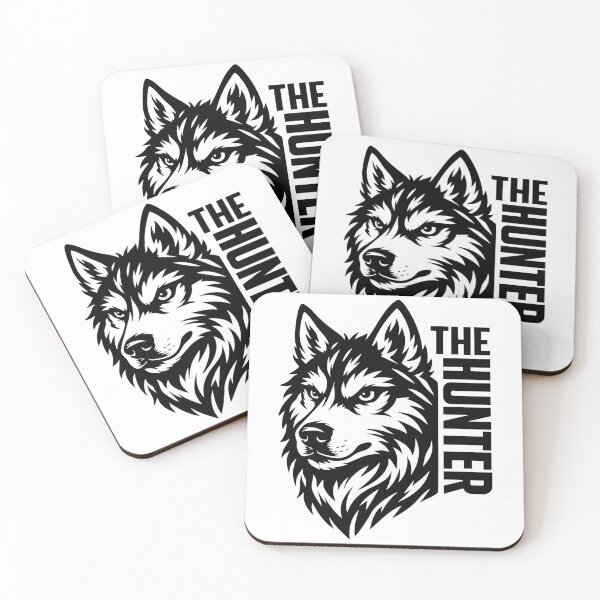 Item preview, The Hunter Wolf Head Minimal Vector designed and sold by StormVape.