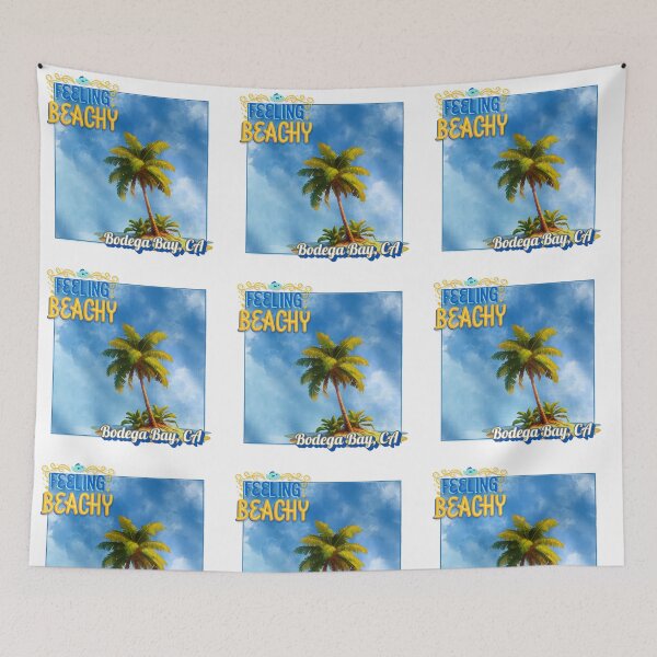 Item preview, Feeling Beachy – Bodega Bay CA Palm Tree Shirt | Northern California Coastal Vibes designed and sold by DonnaRaine.
