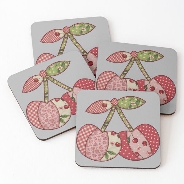 Item preview, Patchwork Cherries Design designed and sold by theartfulaspie.