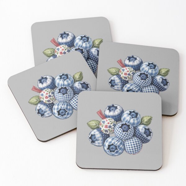 Item preview, Patchwork Blueberries Design designed and sold by theartfulaspie.