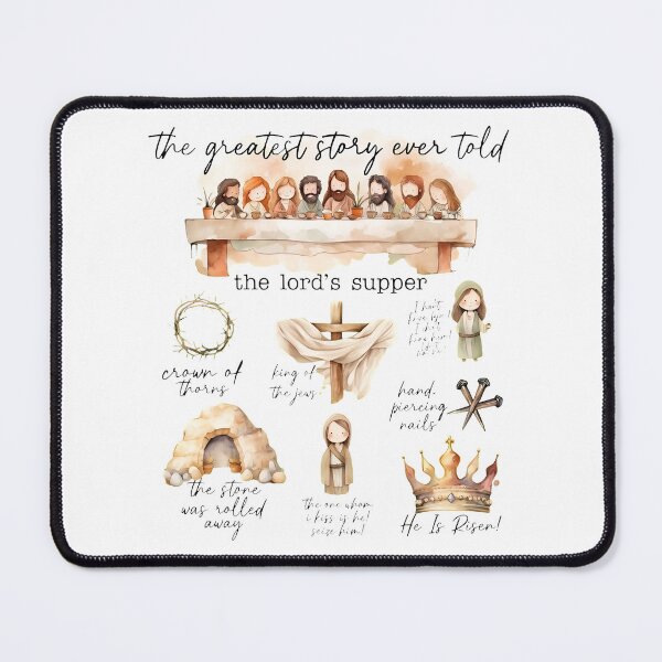 Item preview, The Greatest Story Ever Told Lord's Supper Easter Shirt designed and sold by OlyvieArt.