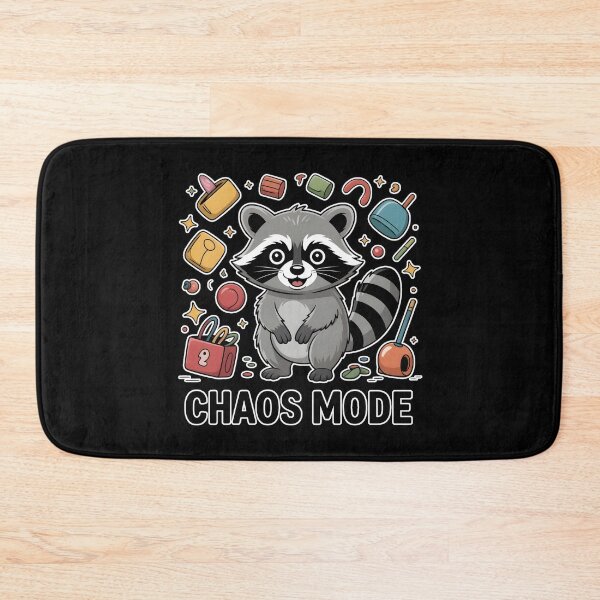 Item preview, Raccoon Chaos Mode Funny Meme Cute Chaotic Raccoon Design designed and sold by ImaginedSpace7.