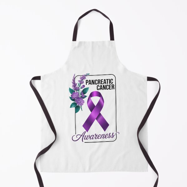 Item preview, Floral Pancreatic Cancer Awareness Ribbon designed and sold by TrinaEspinoza.
