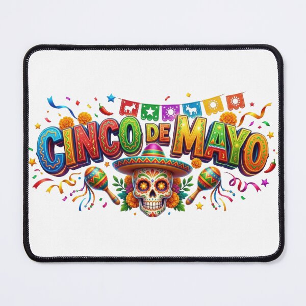 Item preview, Cinco de Mayo Skull designed and sold by bleedsbluedesigns.