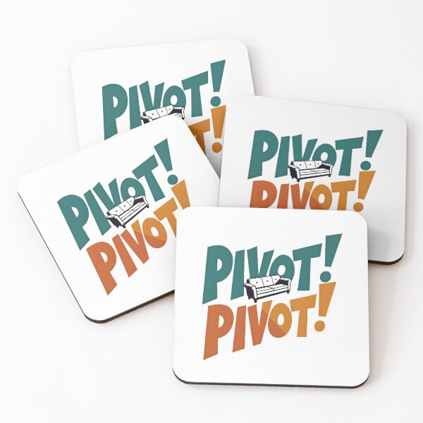 Item preview, PIVOT! PIVOT! – FRIENDS Inspired Couch Quote | Funny Pop Culture Sticker & T‑Shirt Design designed and sold by Nene's design.