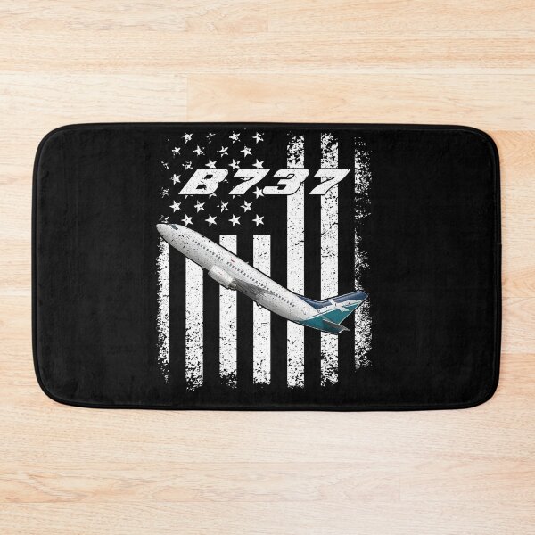 Item preview, B737 American Flag Aviation Shirt designed and sold by Emberglowo.