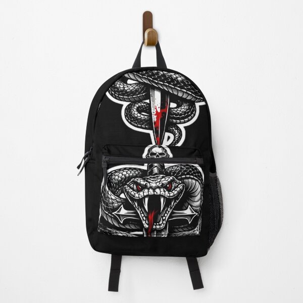 Item preview, Snake Dagger Tattoo Sticker – Dark Gothic Serpent Skull Design designed and sold by GRYFFWEAR.