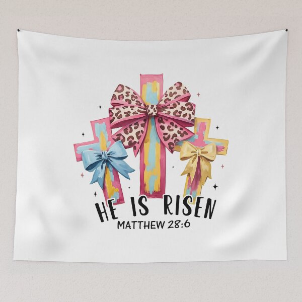Item preview, Leopard Crosses He Is Risen Easter Shirt designed and sold by OlyvieArt.