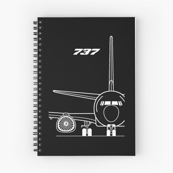 Item preview, 737 Front View Aviation Minimalist designed and sold by Emberglowo.
