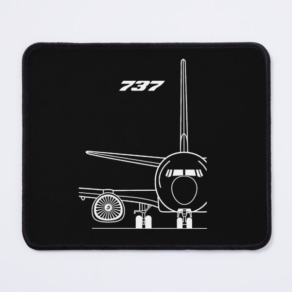 Item preview, 737 Front View Aviation Minimalist designed and sold by Emberglowo.
