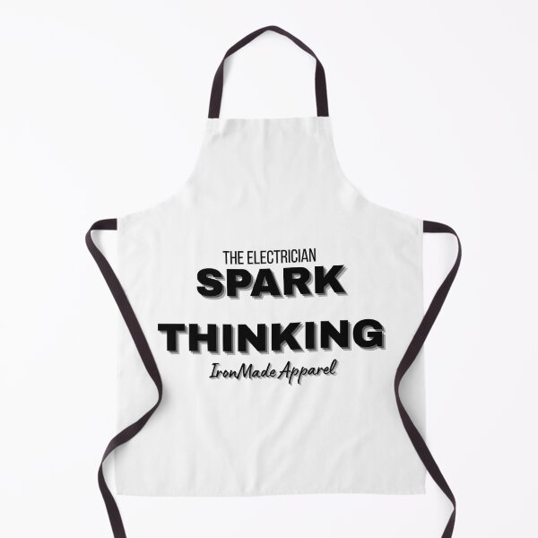 Item preview, Spark Thinking Electrician Shirt – Clever Electrical Humor Tee for Linemen, Technicians & Skilled Trade Pros designed and sold by IronMade Apparel.