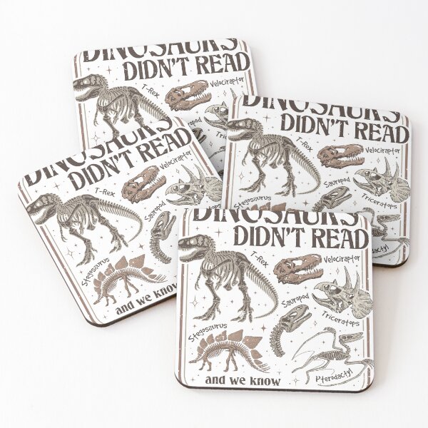 Item preview, Dinosaurs Didn't Read  designed and sold by twindragonthreads.