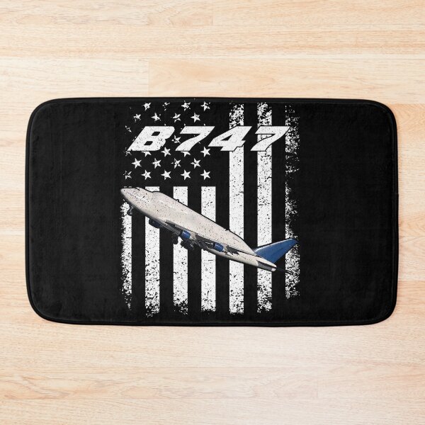 Item preview, B747 American Flag Aviation Shirt designed and sold by Emberglowo.