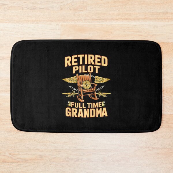 Item preview, Mens Retired Pilot Full Time Grandma Aviation Legend Raglan Baseball Tee designed and sold by SylviaYLaughlin.