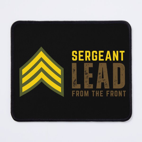 Item preview, Sergeant Lead From The Front Military Quote Tactical Army Design designed and sold by CHANCHANAI.