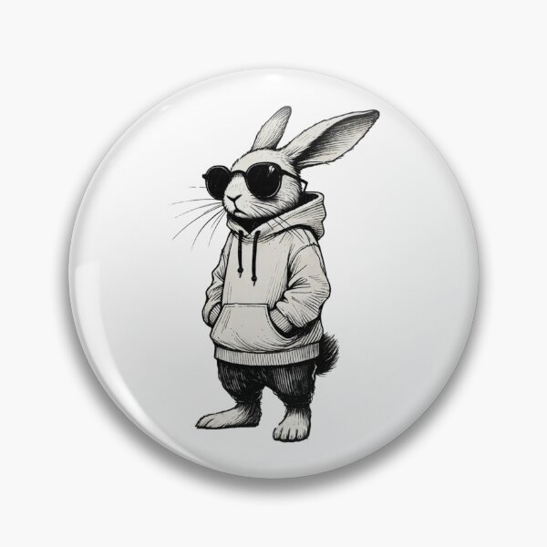 Item preview, Bunny Face with Sunglasses Easter Day designed and sold by AnitaBice.