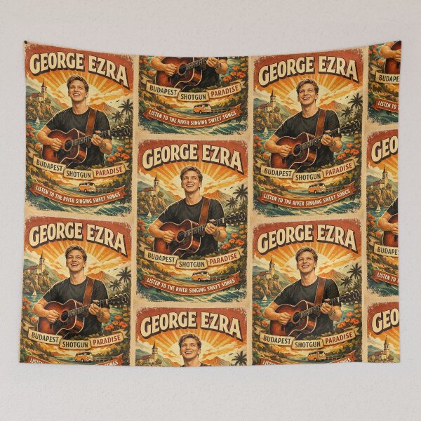 Item preview, EZRA BUDAPEST SHOTGUN PARADISE LISTEN TO THE RIVER SINGING SWEET SONGS designed and sold by hanie3dick.