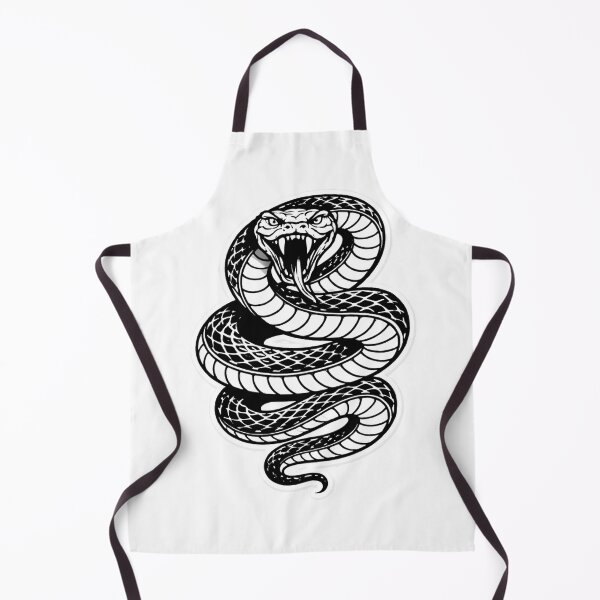 Item preview, Minimal Snake Tattoo Sticker – Bold Blackwork Serpent Design designed and sold by GRYFFWEAR.