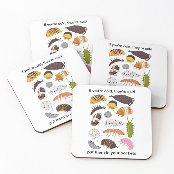 Item preview, If you're cold, they're cold: put isopods in your pockets designed and sold by rornelson.