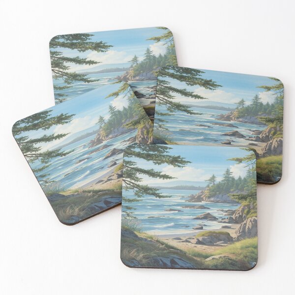 Item preview, Serene Rocky Beach Shoreline designed and sold by burbankdesigns.
