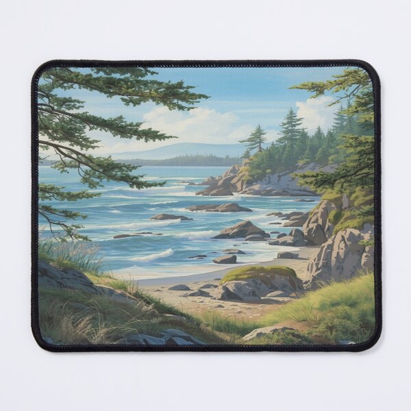 Item preview, Serene Rocky Beach Shoreline designed and sold by burbankdesigns.