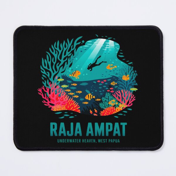 Item preview, Raja Ampat Underwater Heaven West Papua Diving Ocean Coral Reef Travel designed and sold by maseno.